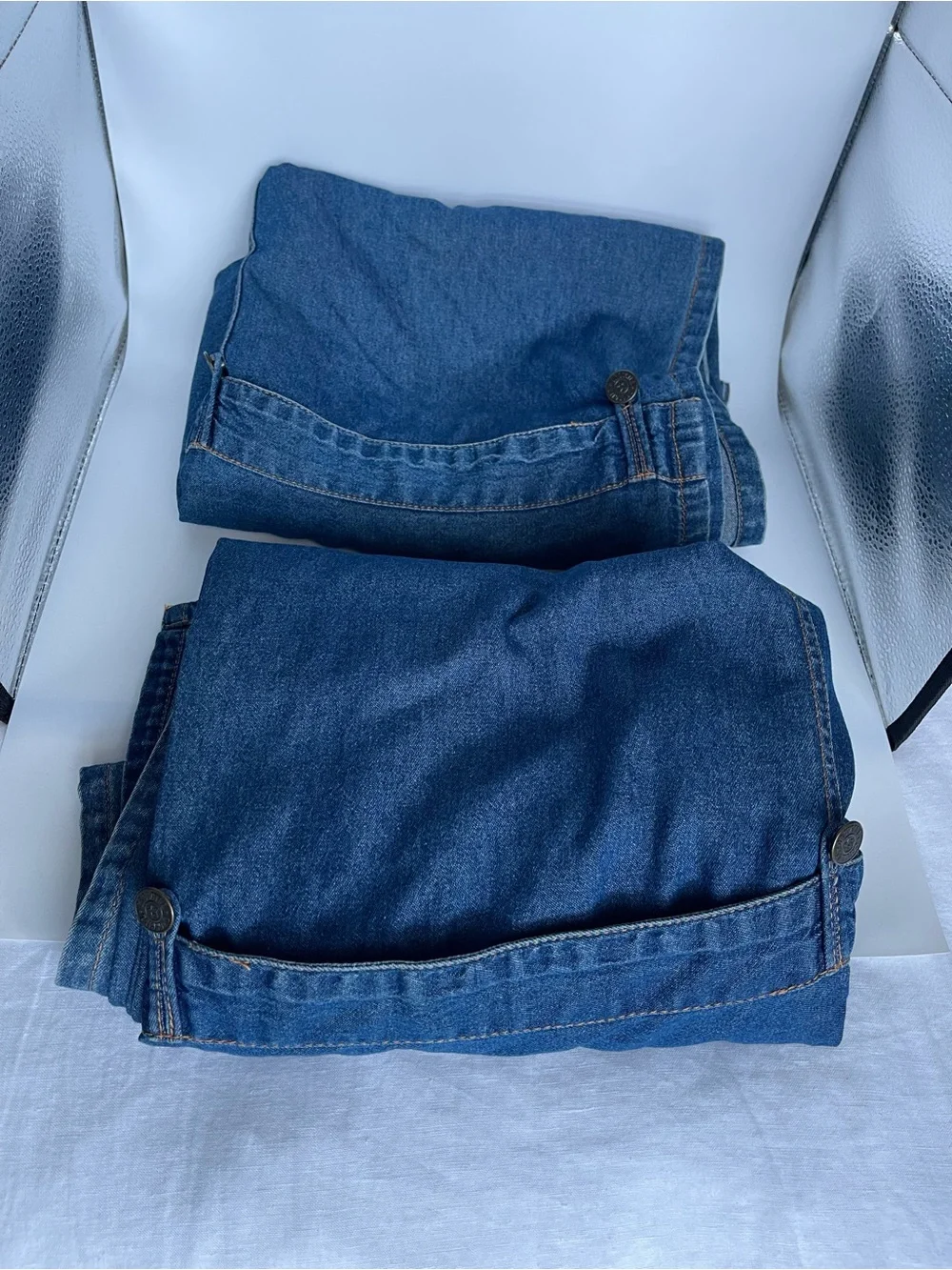 Croscill Blue Denim Curtain Panels